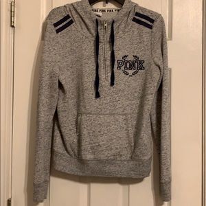 half-zip up hoodie